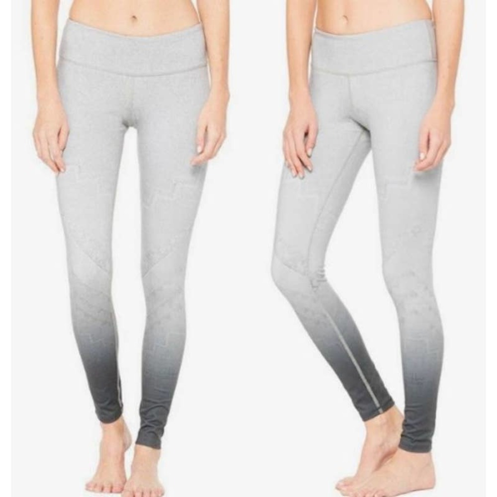 ALO YOGA Airbrush Legging Slate Casbah Grey Ombre Women's XS